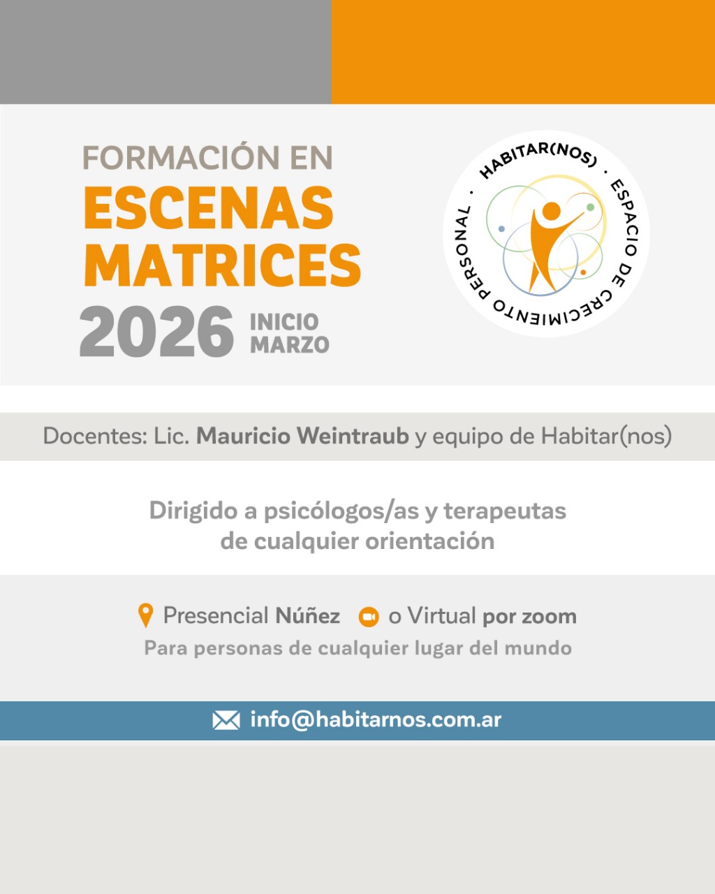 Formación en Escenas Matrices 2026