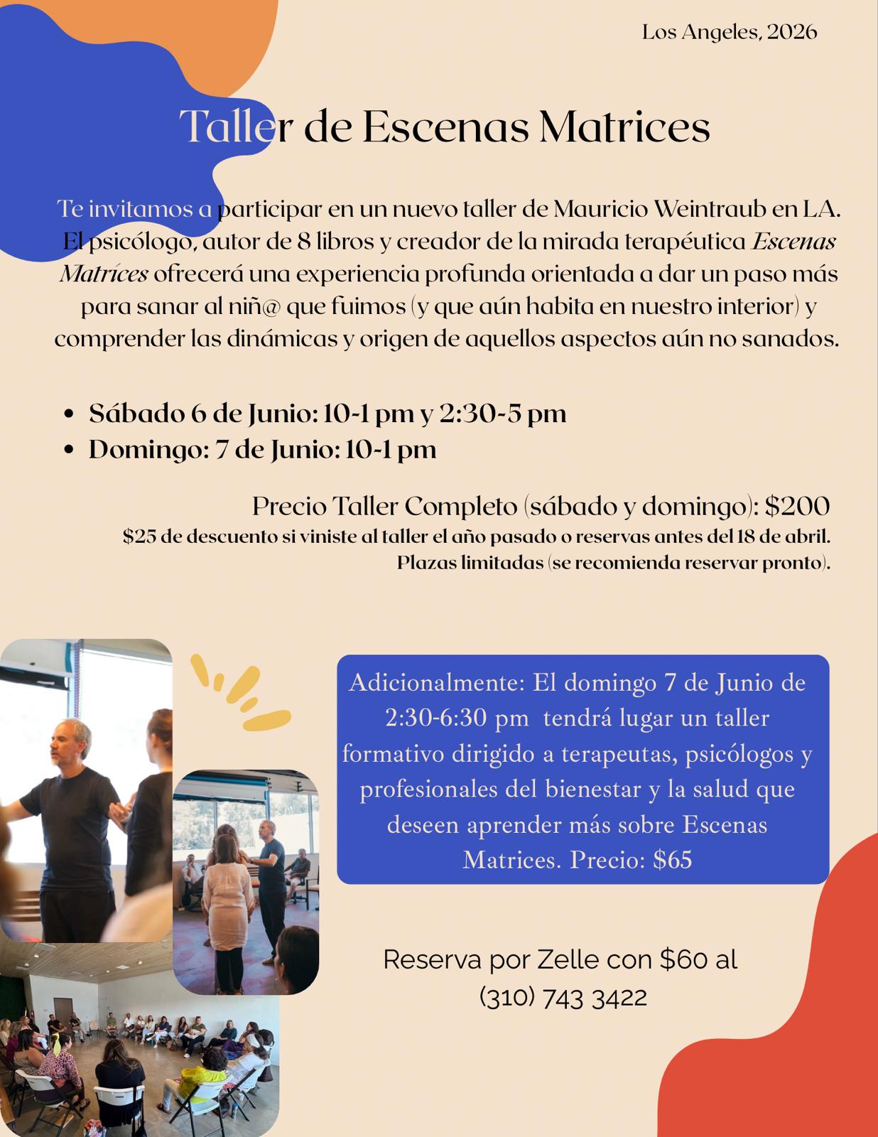 Taller y Formación en Escenas Matrices - Los Ángeles